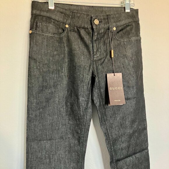 Gucci Boyfriend Pants | Softened Uniform Trousers | Size 40 NEW - Picture 1 of 13
